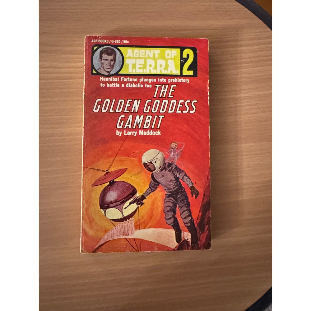Agent of Terra 2 The Golden‎ Goddess Gambit Larry Maddock Ace Books G 620 1967